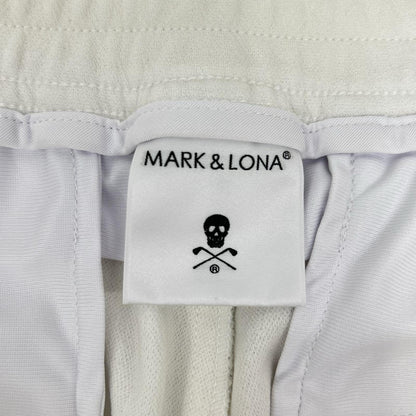 MARK&LONA 23SS Prince Stud Side Studs Pants White Size 48