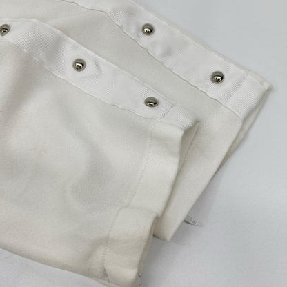 MARK&LONA 23SS Prince Stud Side Studs Pants White Size 48