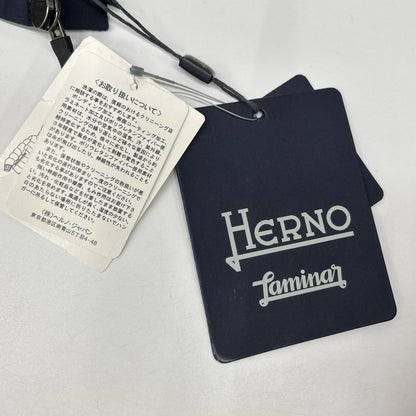 HERNO Laminar GORE-TEX Stand Collar Jacket Navy Size 48