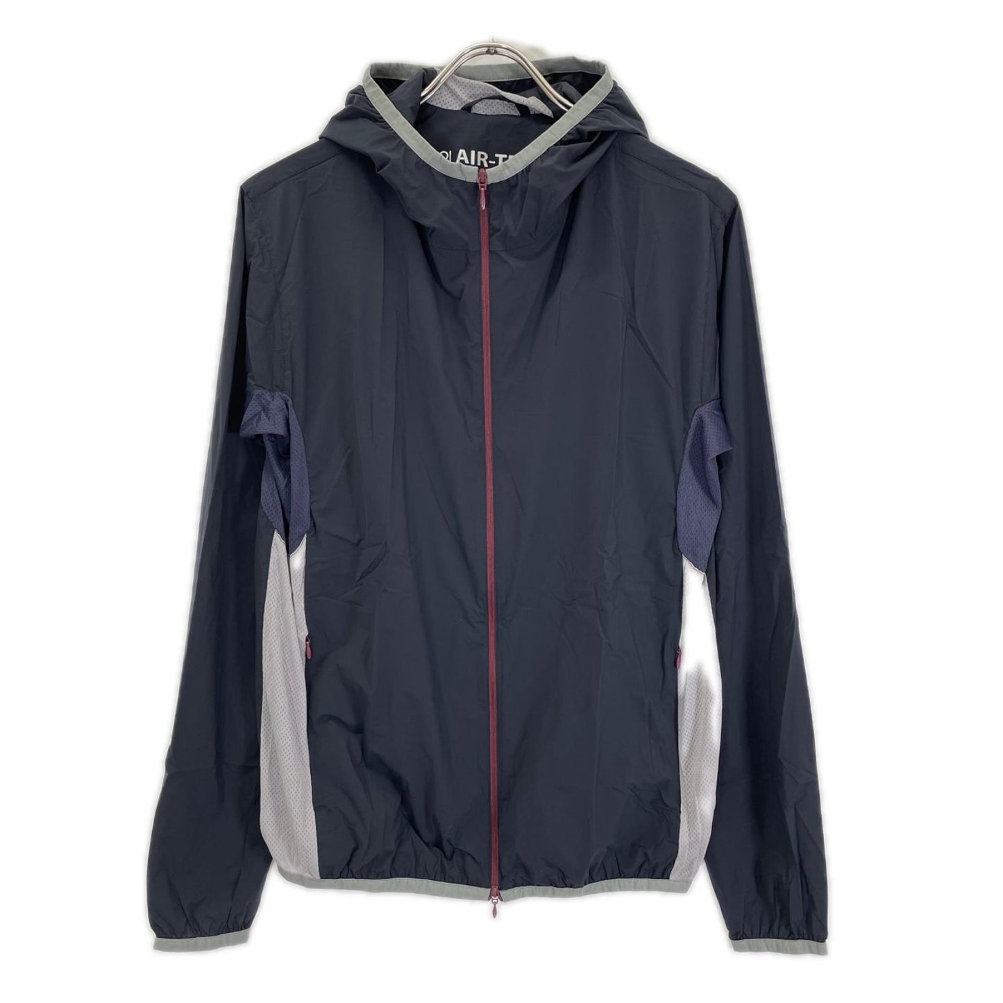 HERNO AIR-TECH Nylon Zip Hoodie Jacket Navy Size 48