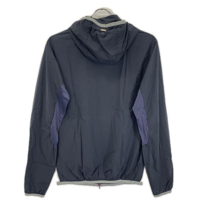 HERNO AIR-TECH Nylon Zip Hoodie Jacket Navy Size 48