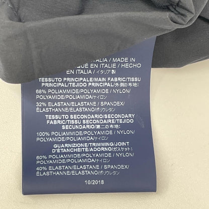 HERNO AIR-TECH Nylon Zip Hoodie Jacket Navy Size 48