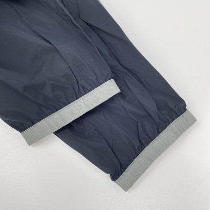 HERNO AIR-TECH Nylon Zip Hoodie Jacket Navy Size 48
