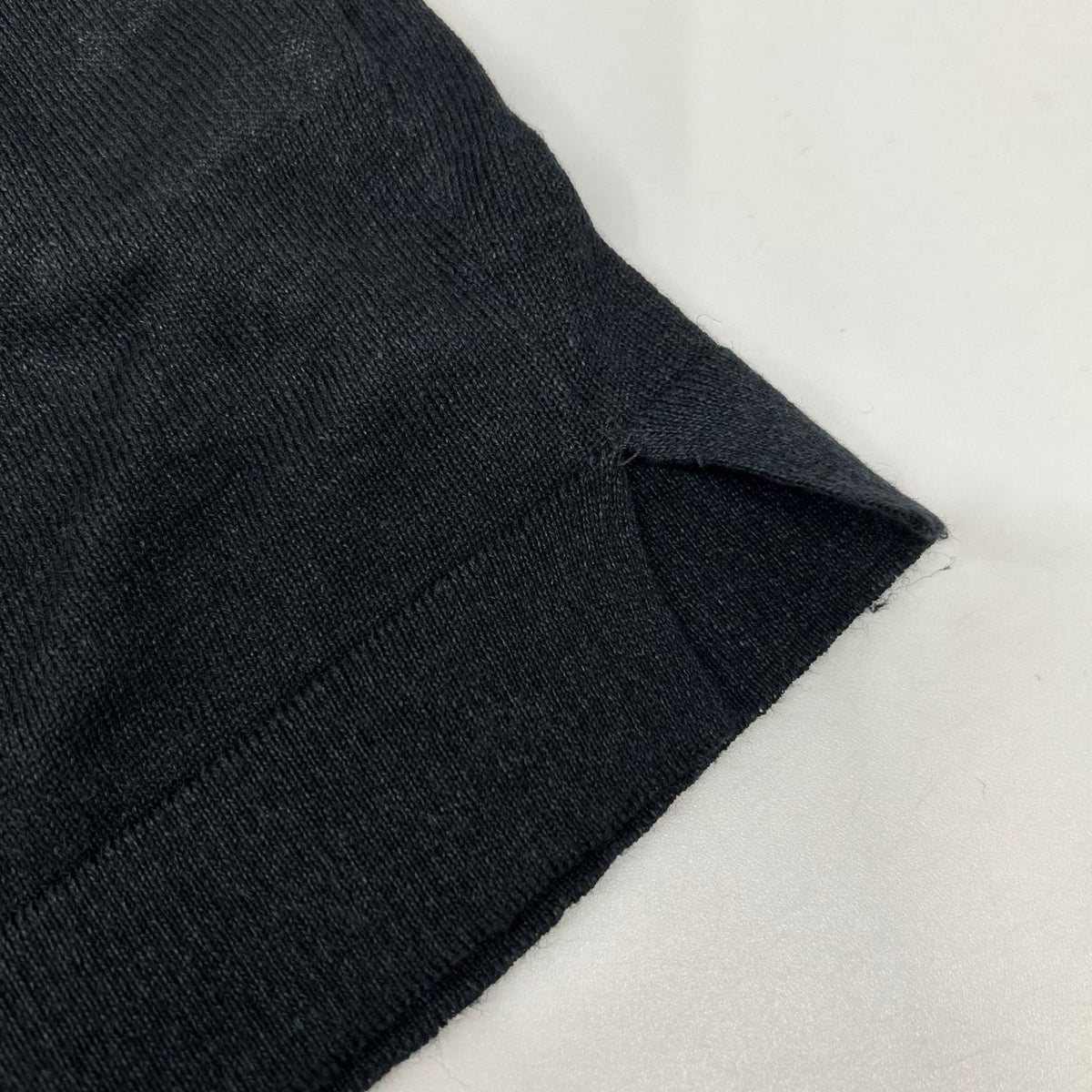 FILIPPO DE LAURENTIIS Linen Cotton Knit Black Size 48