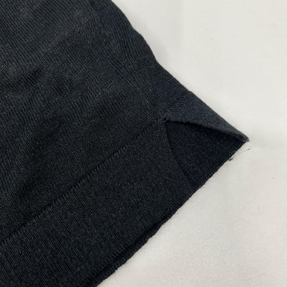 FILIPPO DE LAURENTIIS Linen Cotton Knit Black Size 48