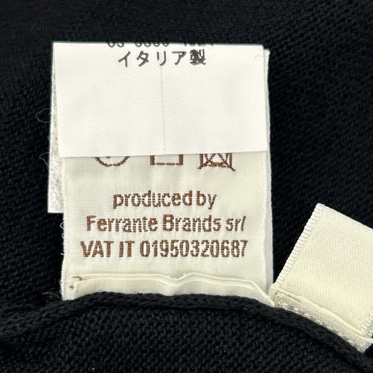 FILIPPO DE LAURENTIIS Cotton W-Zip Jacket Black Size 48