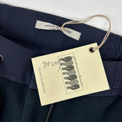 ARCHIVIO Polyester Fleece-Docking Center Pants Navy Size 48