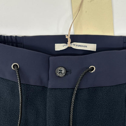 ARCHIVIO Polyester Fleece-Docking Center Pants Navy Size 48