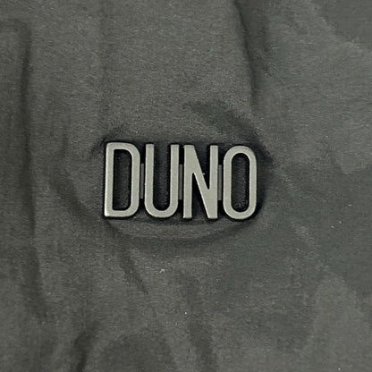 DUNO Nylon Logo Plate Stand Collar W-Zip Jacket Black