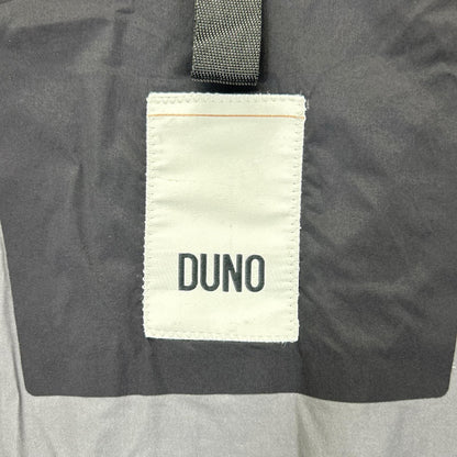 DUNO Nylon Logo Plate Stand Collar W-Zip Jacket Black