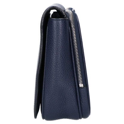 BALLY STEON Embossed Grain Leather Bag Navy Size ONE SIZE
