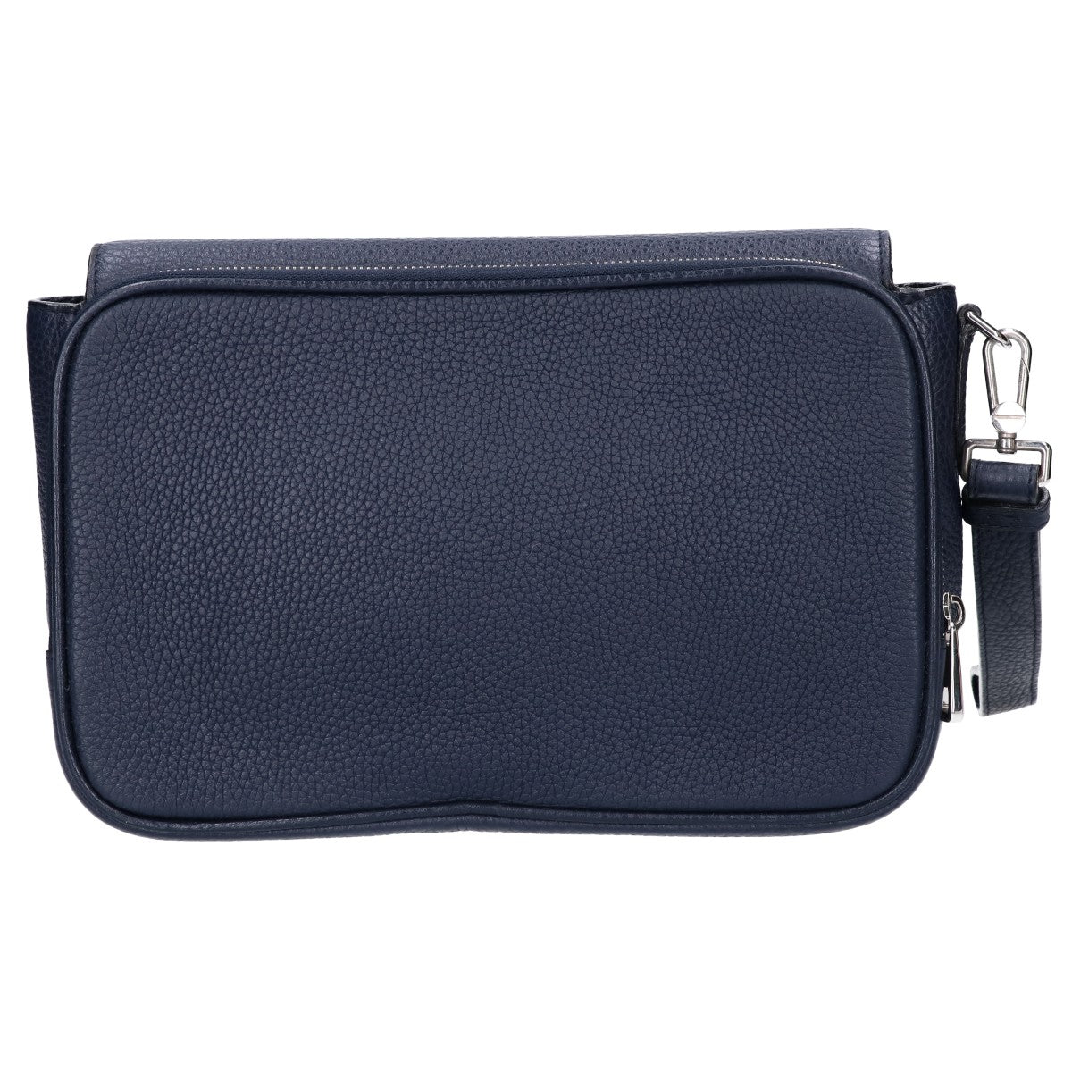 BALLY STEON Embossed Grain Leather Bag Navy Size ONE SIZE