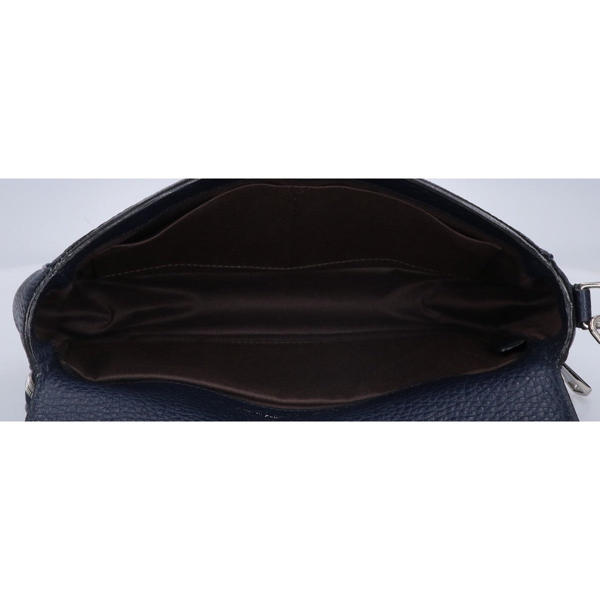 BALLY STEON Embossed Grain Leather Bag Navy Size ONE SIZE