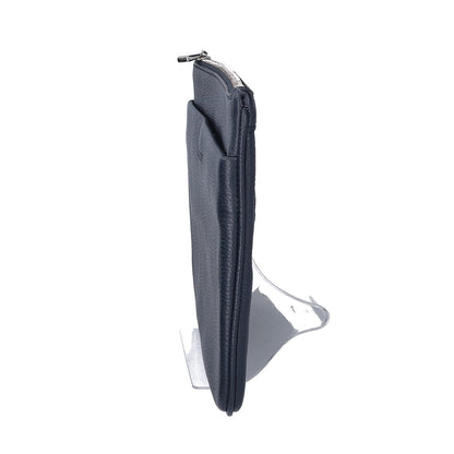 BALLY MATRIO Grain Calf Embossed Dark Navy Clutch Size ONE SIZE