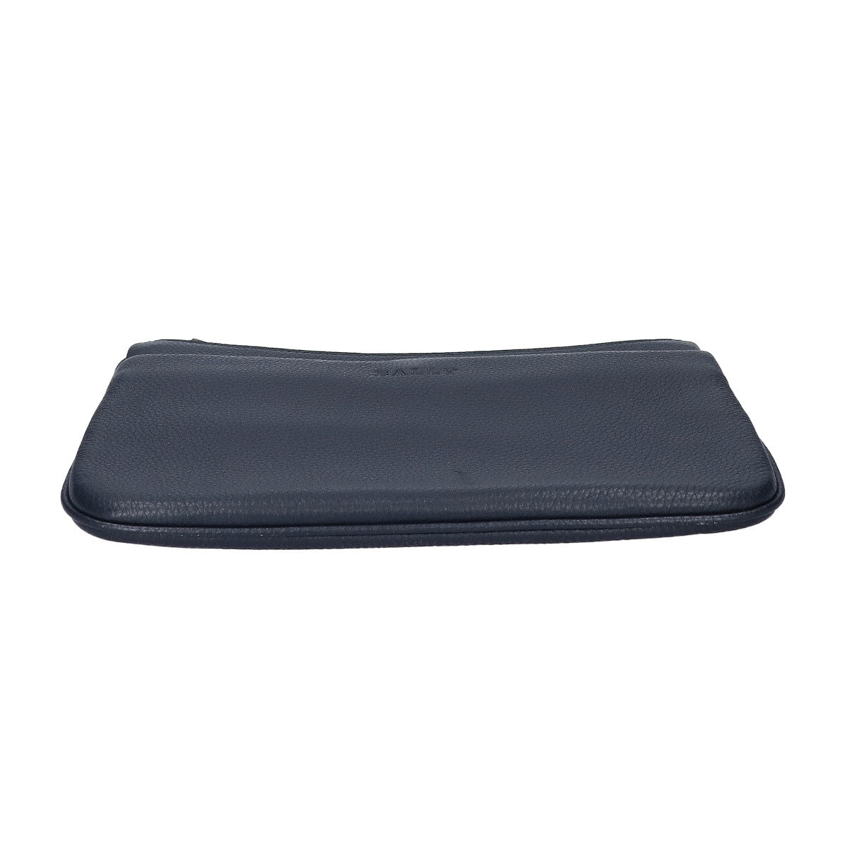 BALLY MATRIO Grain Calf Embossed Dark Navy Clutch Size ONE SIZE