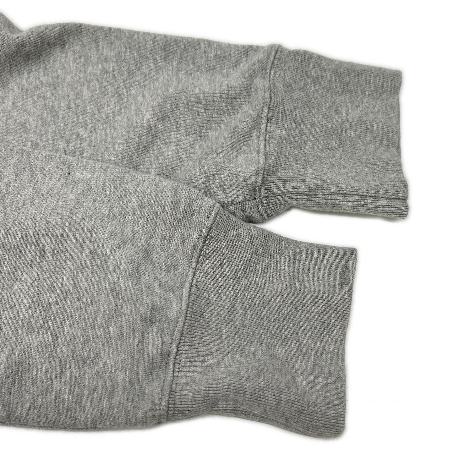 MAISON KITSUNE Chillax Fox Cotton Zip-Up Hoodie Gray Size XL