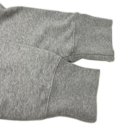 MAISON KITSUNE Chillax Fox Cotton Zip-Up Hoodie Gray Size XL