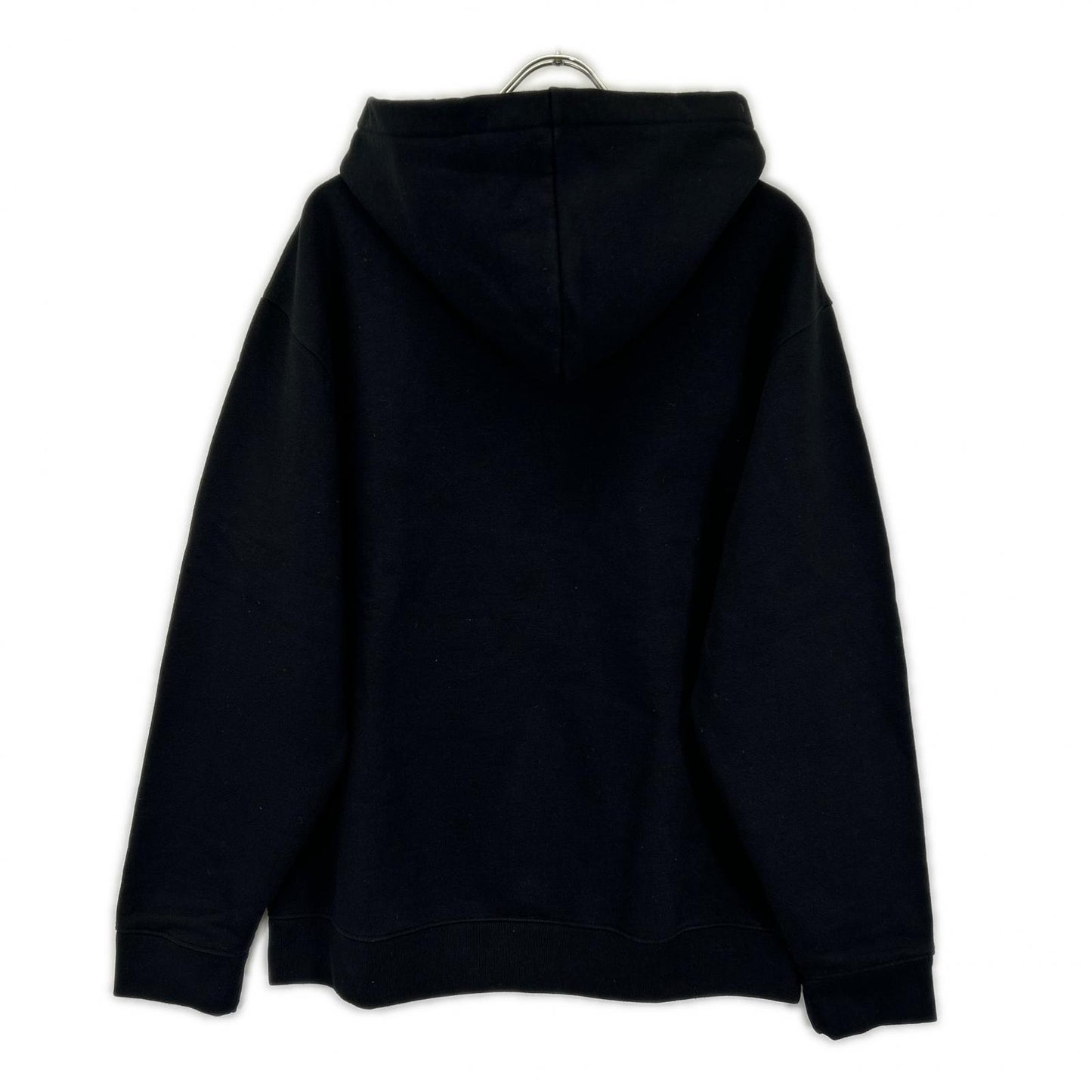 MAISON KITSUNE Embroidered Cotton Hoodie Black Size XL