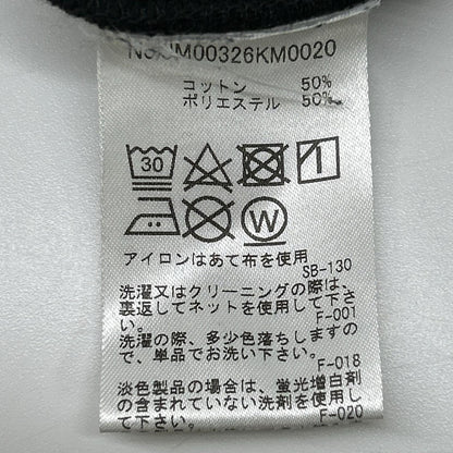 MAISON KITSUNE Embroidered Cotton Hoodie Black Size XL