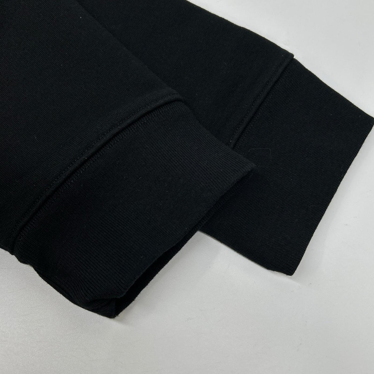 MAISON KITSUNE Embroidered Cotton Hoodie Black Size XL