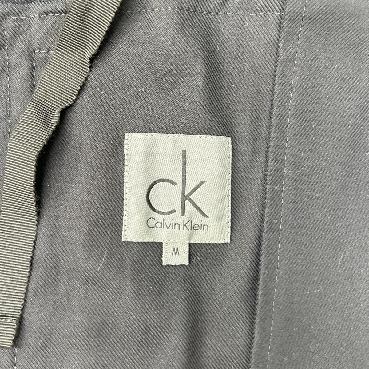 CalvinKlein Black Stand Collar Jacket Size M