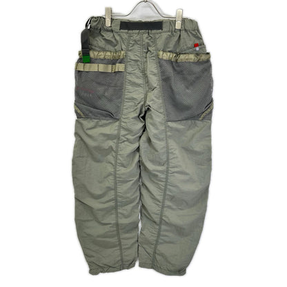 NANGA x H.A.K.U Khaki Mesh Pocket BIKU TROUSERS Size S