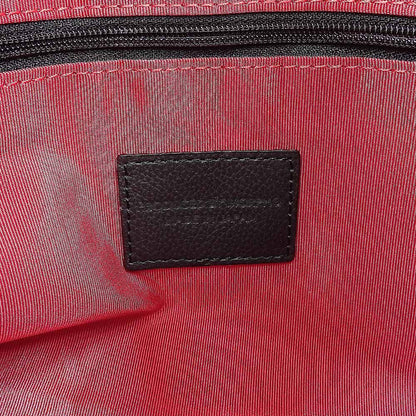 JAL PRODUCED BY MORPHO Black 2-Way Leather Shoulder Bag
