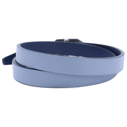 HERMES C Stamp Leather Double Tour ONE SIZE Bracelet Size ONE SIZE