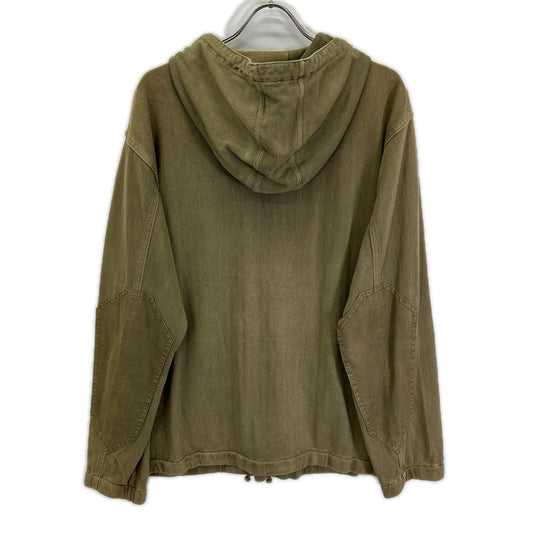 RRL 782733388001 Khaki Jacquard Knit Anorak Jacket Size L