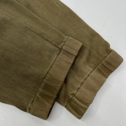 RRL 782733388001 Khaki Jacquard Knit Anorak Jacket Size L
