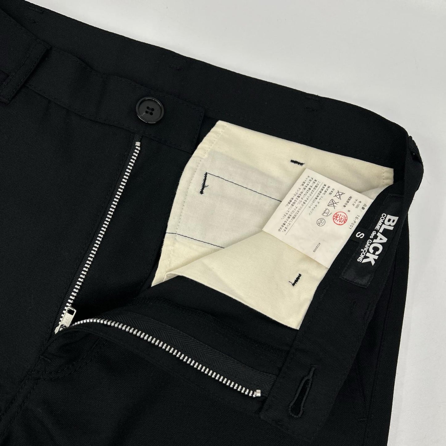 BLACKCOMMEdesGARCONS 09' 1E-P001 Puckering Pants Size S