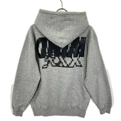 GOD SELECTION XXX ×WIND AND SEA Mosaic Logo Gray Hoodie Size M