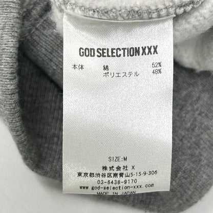 GOD SELECTION XXX ×WIND AND SEA Mosaic Logo Gray Hoodie Size M