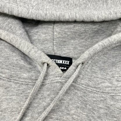 GOD SELECTION XXX ×WIND AND SEA Mosaic Logo Gray Hoodie Size M