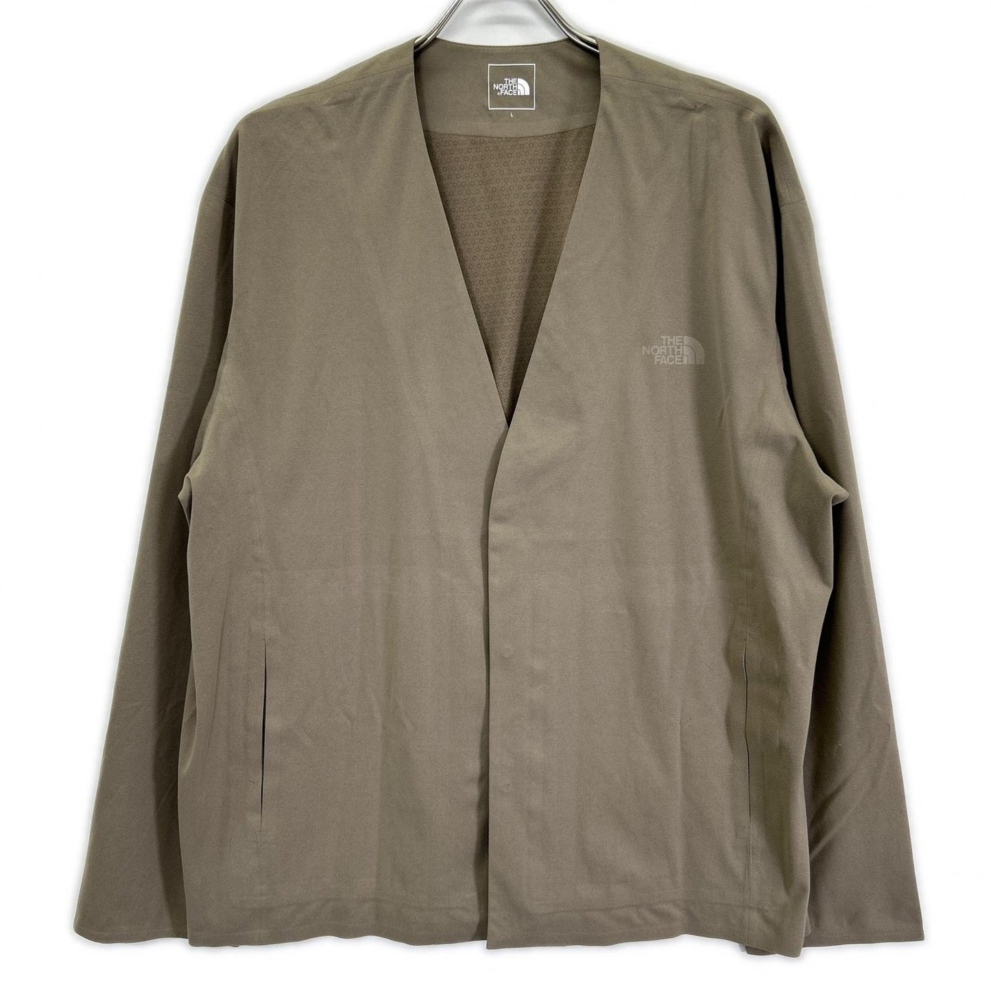 THE NORTH FACE 25' NT12560 Beige Snap Tech Cardigan Size L