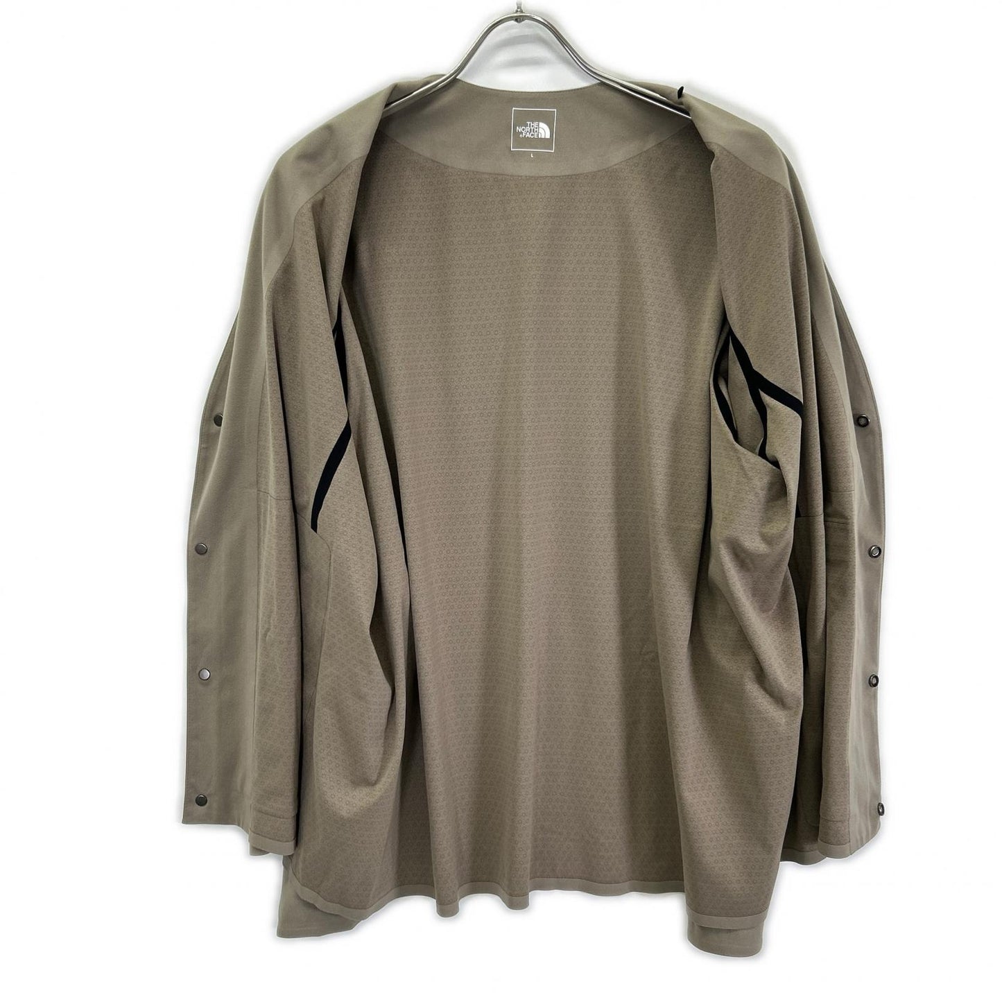 THE NORTH FACE 25' NT12560 Beige Snap Tech Cardigan Size L