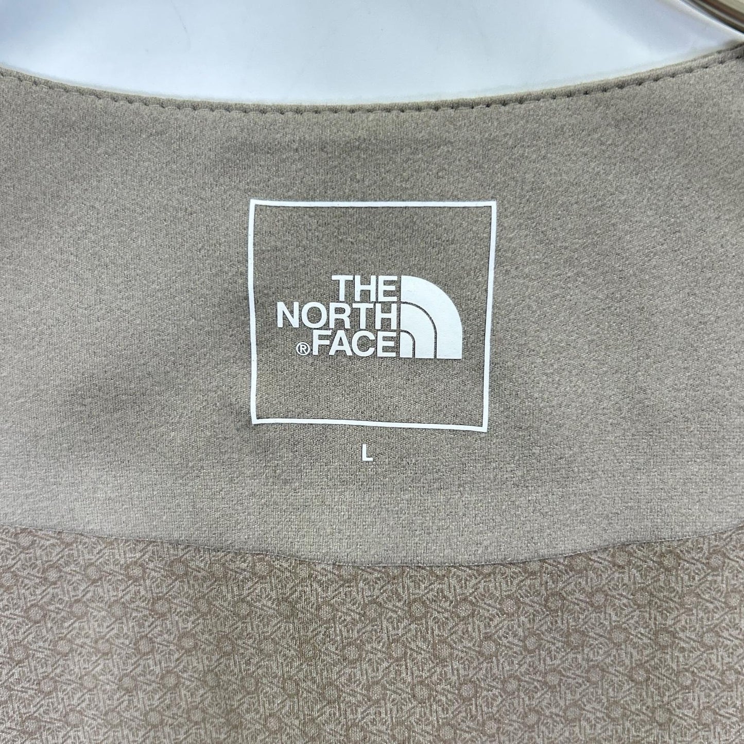THE NORTH FACE 25' NT12560 Beige Snap Tech Cardigan Size L