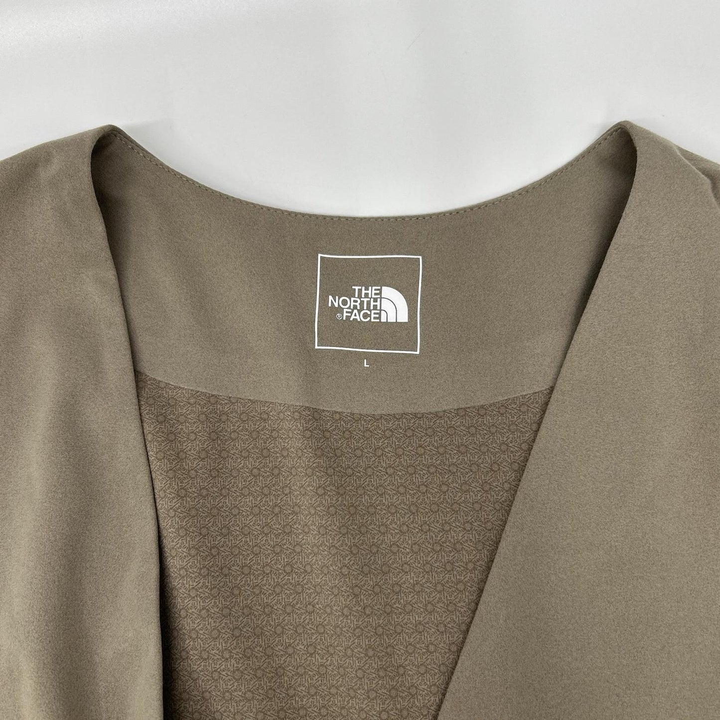 THE NORTH FACE 25' NT12560 Beige Snap Tech Cardigan Size L