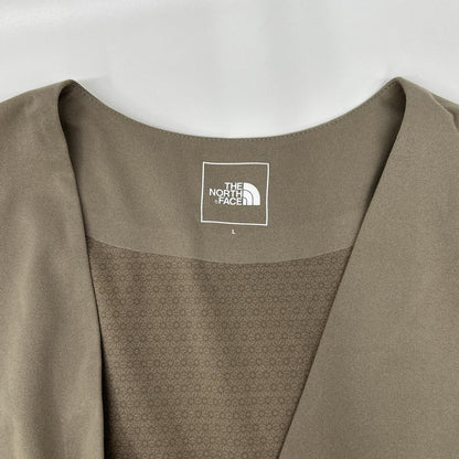THE NORTH FACE 25' NT12560 Beige Snap Tech Cardigan Size L