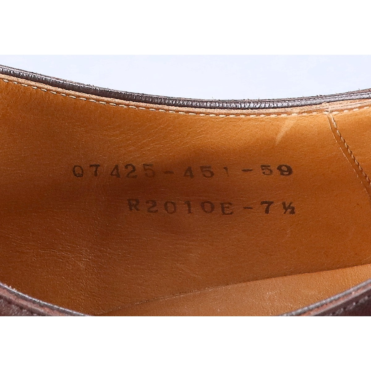 Sanyo Yamacho Zempachiro Radica Leather Strap Brown Shoes Size 7.5