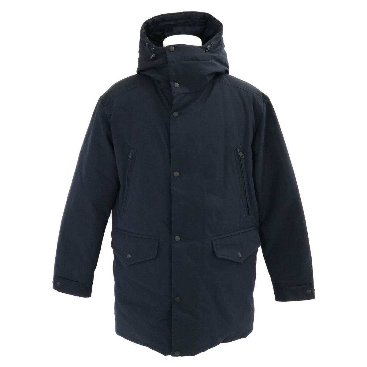 MONCLER PREFOUNS Reversible Hooded Down Jacket Navy Size 2