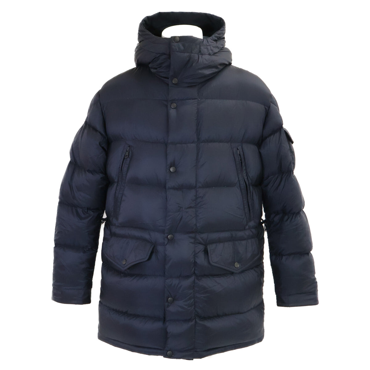 MONCLER PREFOUNS Reversible Hooded Down Jacket Navy Size 2