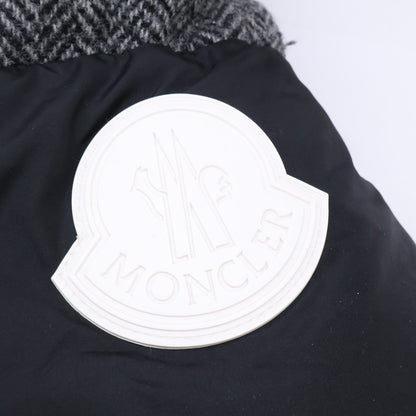 MONCLER Robert Wool Herringbone Fur Down Jacket Size 1