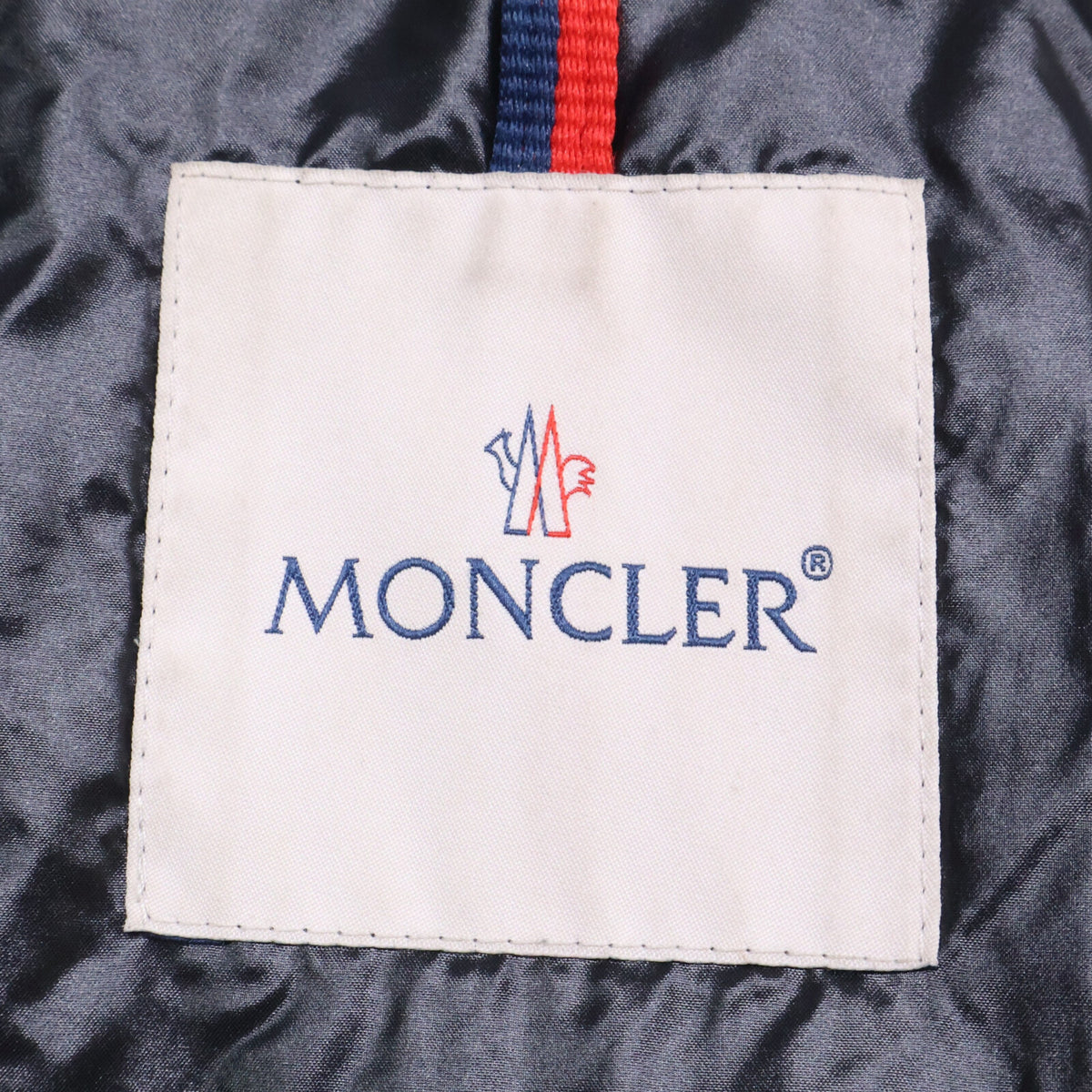 MONCLER Robert Wool Herringbone Fur Down Jacket Size 1