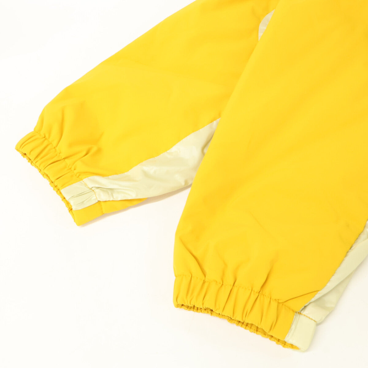 MONCLER Dalgopol Mixed Hooded Down Jacket Yellow Size 2