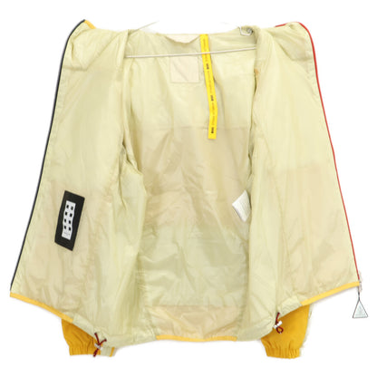 MONCLER Dalgopol Mixed Hooded Down Jacket Yellow Size 2