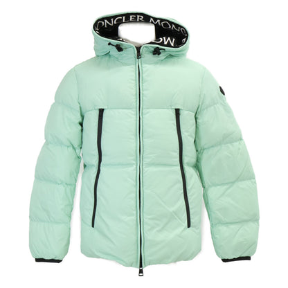 MONCLER Montclar Mint Green Hooded Down Coat Size 1