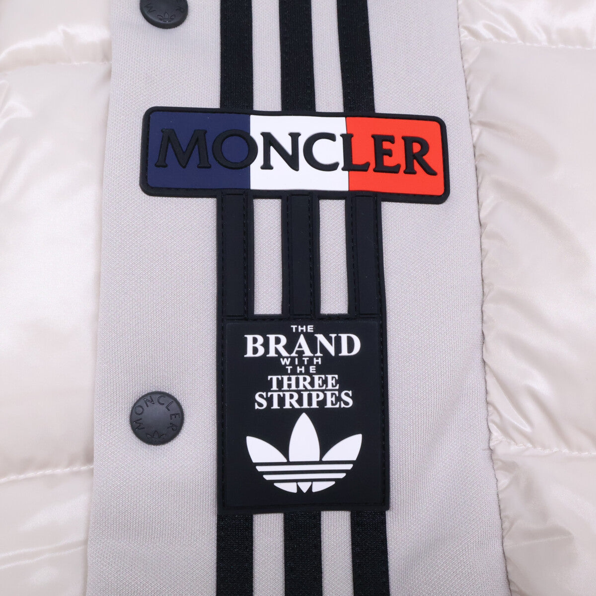 MONCLER Genius 3 x Adidas BOZON 3-Stripe Down Vest Size 1