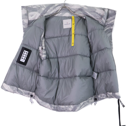 MONCLER HYKE VANIL GORE-TEX Brush Camo Down Vest Size 1