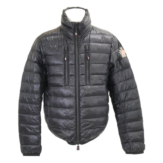 MONCLER Grenoble HERS Ripstop Ski Down Jacket Black Size 2